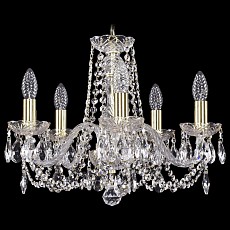 Подвесная люстра bohemia ivele crystal 1402 1402-5-160-g